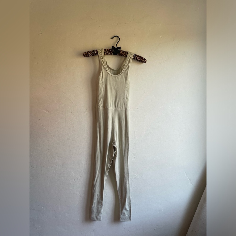 SET Active Cream Jumpsuit Relaxed Fit Lightweight